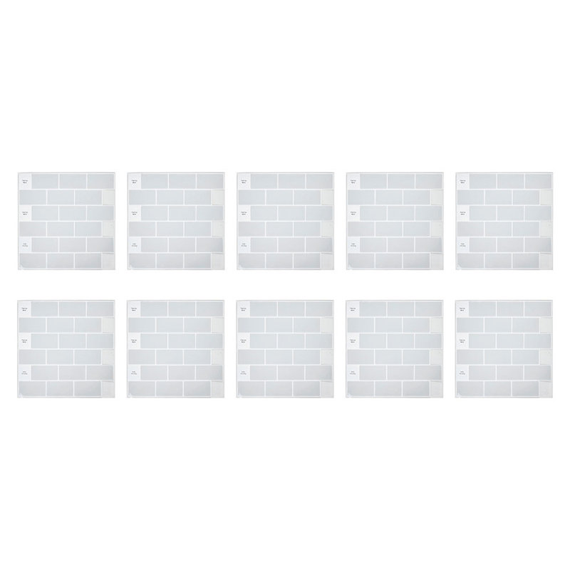 30cm x 30cm Wallpaper Tile, Grey