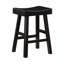 Table et tabourets noirs à hauteur de comptoir en bois massif pour une maison élégante et polyvalente-140405734-140405661-140405732