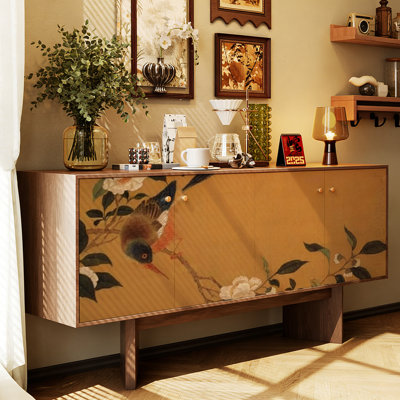 Chinese-style retro light luxury sideboard