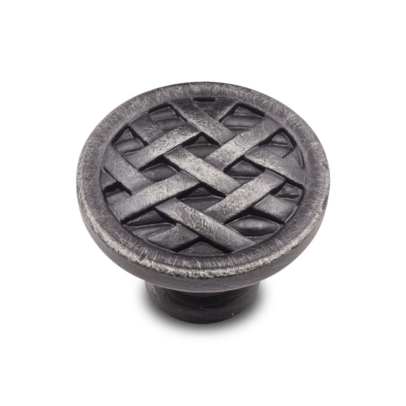 CK Series 1 1/2" Diameter Mushroom Knob, Large, Distressed Nickel