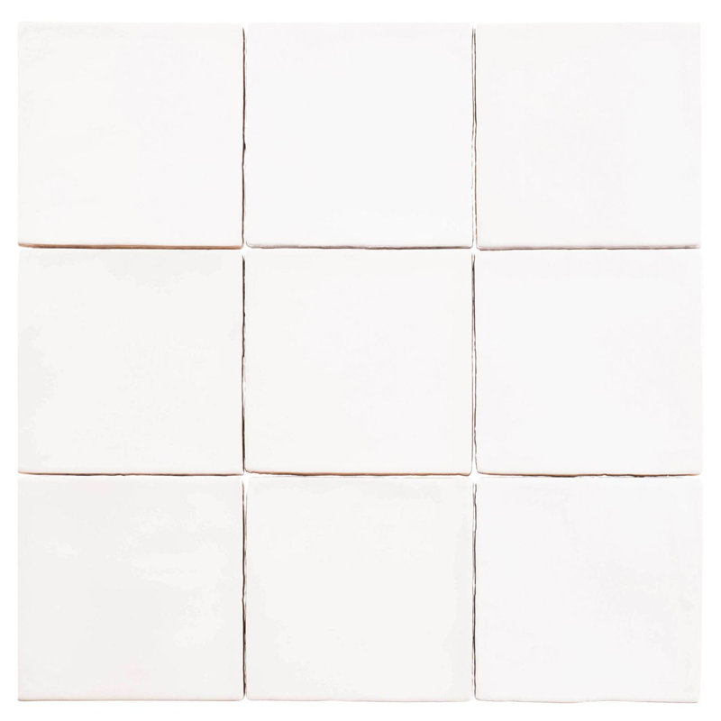 Fion 4-in. Mediterranean-Inspired Glossy Ceramic Wall Tile, Keissi