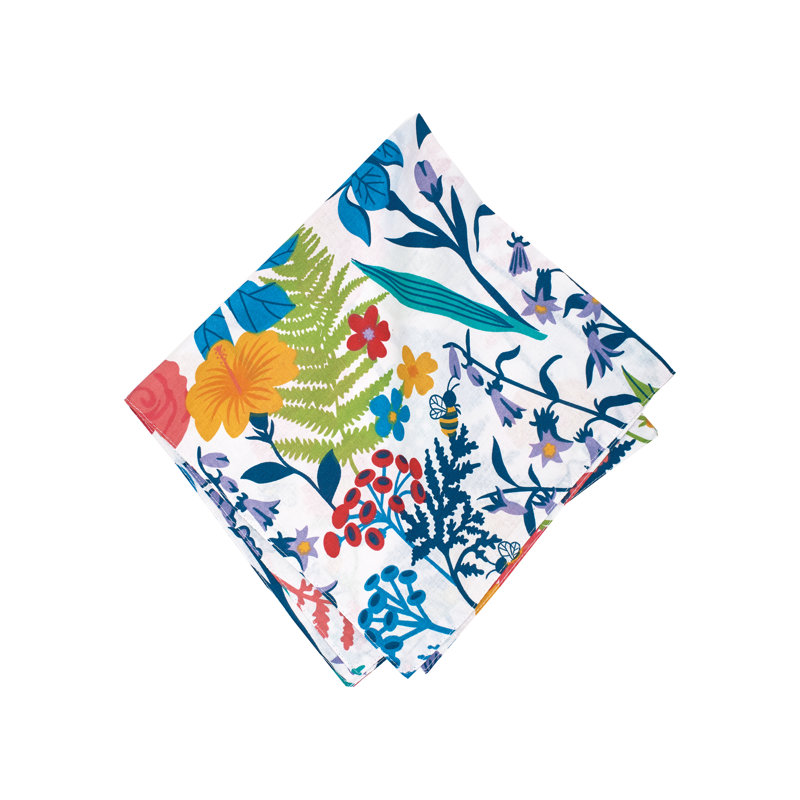 Tawanna Cotton Floral Square Napkin