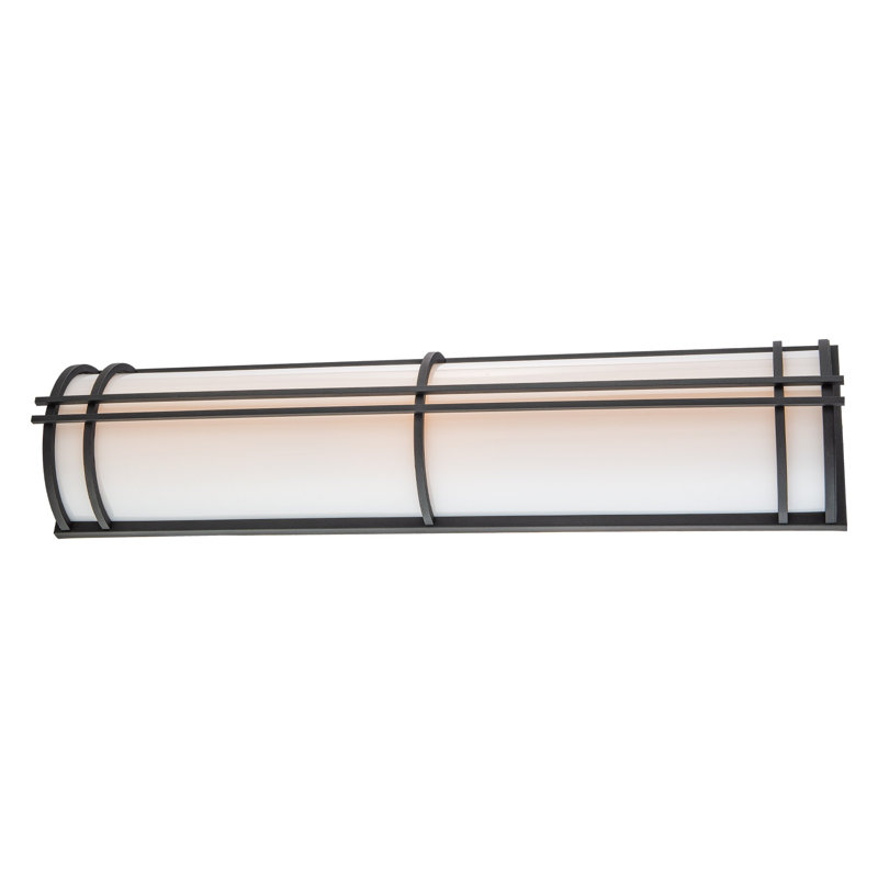 Skyscraper Outdoor Dimmable LED Flush Mount, Bronze, 2700K, 37" H x  9" W x 4.875" D