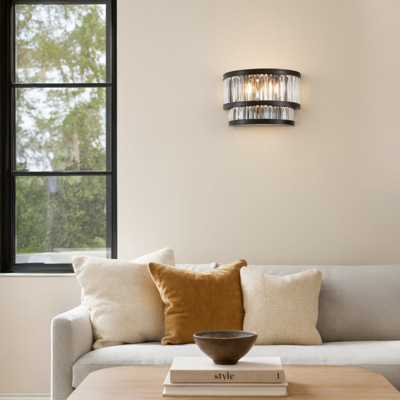 Double Take 2-Light 2-Tier Wall Sconce - Heritage Black