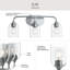 Ensemble de meuble-lavabo à 3 lumières en chrome poli avec abat-jour en verre transparent Ilia-127379909-130106832