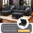 3-piece Linen Sectional Sofa-1599508017