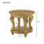 Ensemble de table basse de salon, table basse et deux tables d'appoint pour bureau, salon, appartement, petit espace, assemblage facile, naturel antique