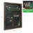 Excello Wooden Chalkboard 13 in by 17 in in Photo Frame Christmas Decoration