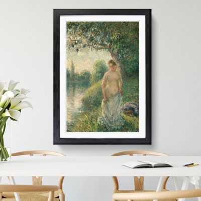 The Bather by Camille Pissarro - Picture Frame Painting