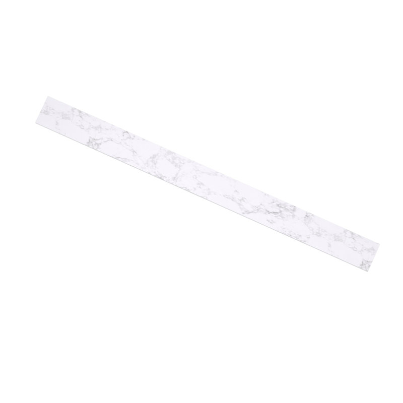 Dosseret de meuble-lavabo en marbre blanc 48 pouces d'aspect marbre