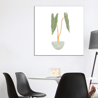 Philodendron Billietiae I 1 Piece Wrapped Canvas Wall Art