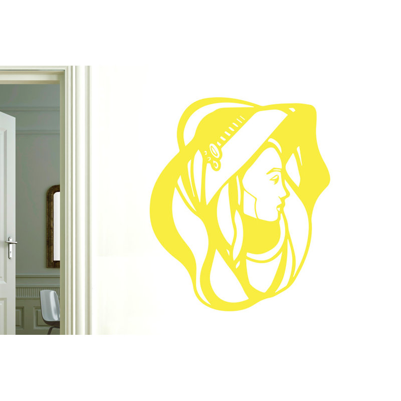 Wall Decal, Bright Yellow, Medium