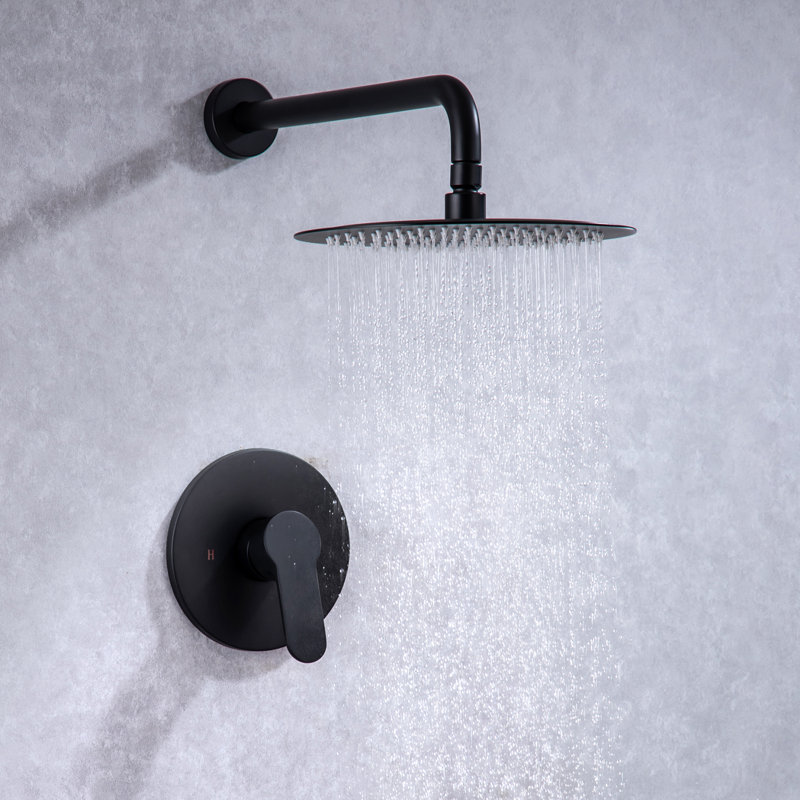 All-In-One Kit with Rough in-Valve, Black