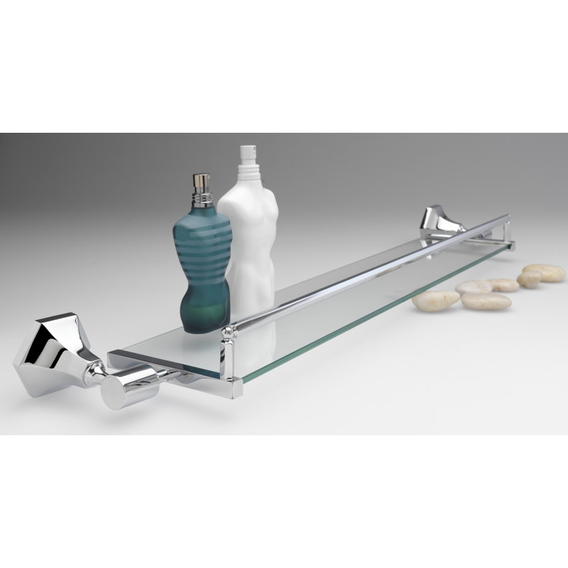 Craftmaster 3.0314" H x 29.5669" W Bathroom Shelf, Polished Chrome