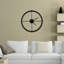 Ashcraft Larry's Minimalist Iron Wall Clock - 50 cm / 19.7 in-1740835268