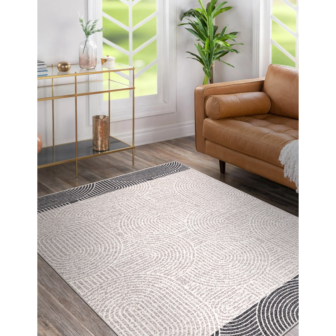 Wollteppich Klassisch Geometrisch Beige / Grau