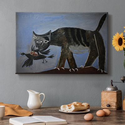 Cat Devouring a Bird-Pablo Picasso-Gallery Wrapped Canvas-1939