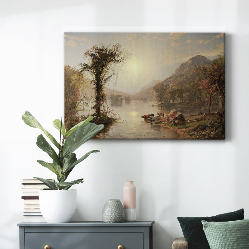 Paysage rétro - XXII, H 9 po x l 13 po