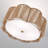 3-Light 12.6" Boho Rattan Semi Flush Mount Ceiling Light, Modern Hand-Woven Light Fixture For Bedroom Nursery Kitchen Hallway And Entryway(Brown)-85078718-85078713