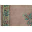 Wool Floral Area Rug in Brown