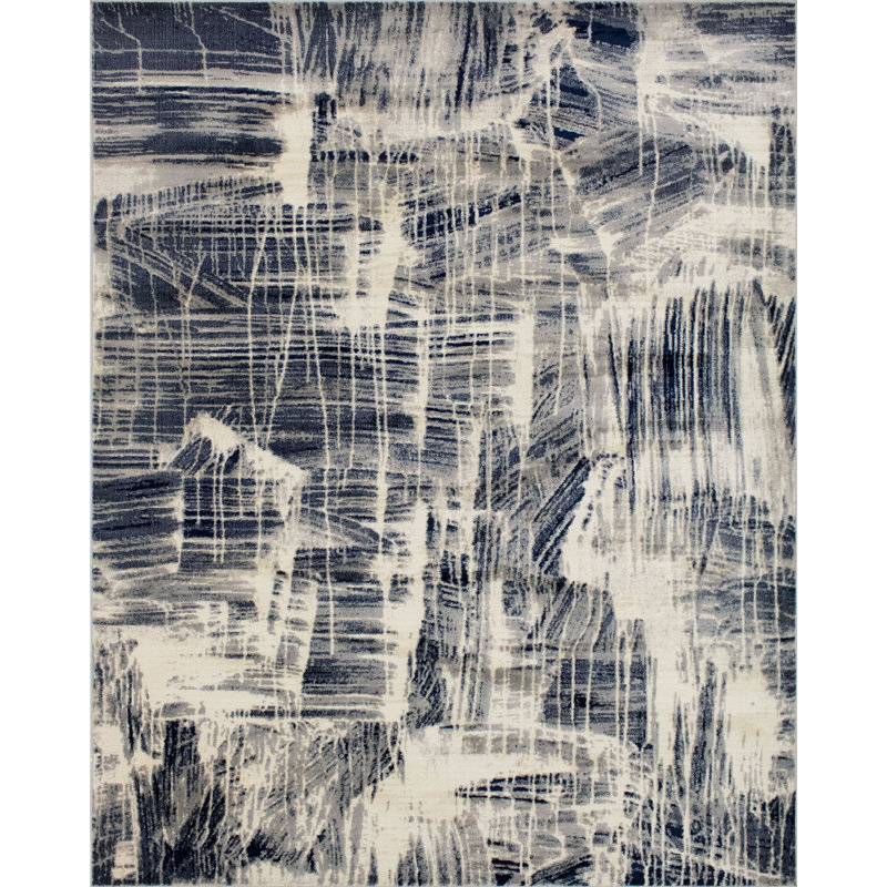 Kelson Abstract Indoor Rug, Rectangle 7'10" x 10'