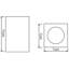 Tavistock Flush Mounted Sconce