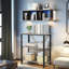 80cm W Metal Standard Bookcase-714032746-714032747