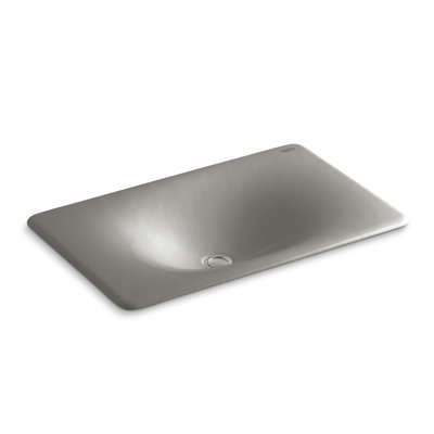 Iron Tones® Metal Rectangular Drop-In Bathroom Sink