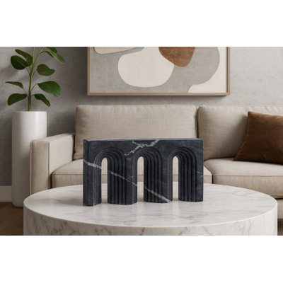 Curva Marble Decorative Object