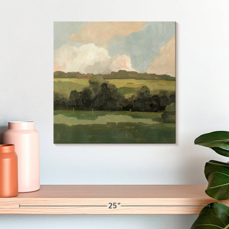 Ocre du soir II, H 16 po x l 16 po