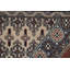 Tapis oriental traditionnel élégant à médaillon hexagonal 6 x 9