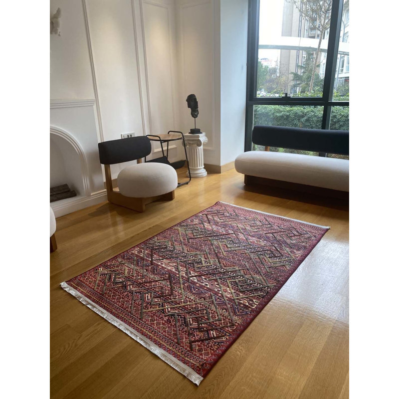 Tapis Kalkedon avec envers antidérapant, Rectangle 5 pi 3 po x 9 pi 11 po