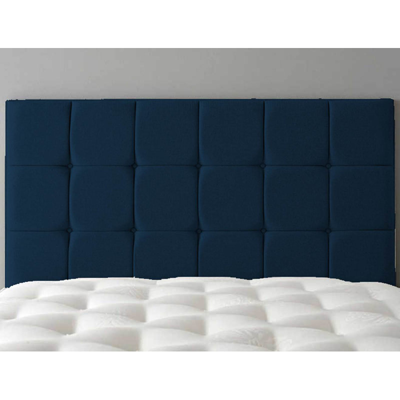 Ergun Upholstered Headboard, Blue, Small Single (2'6)