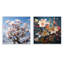 Gentle Magnolia Song - Ensemble de 2 collages carrés Magnolias-1465183192-1465183194