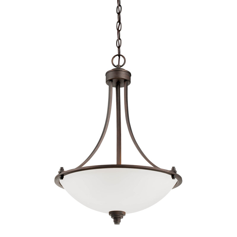 Besir 3 - Light Rubbed Bronze Unique/Statement Pendant