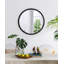 Exquis miroir en métal à cadre perlé pour la rénovation