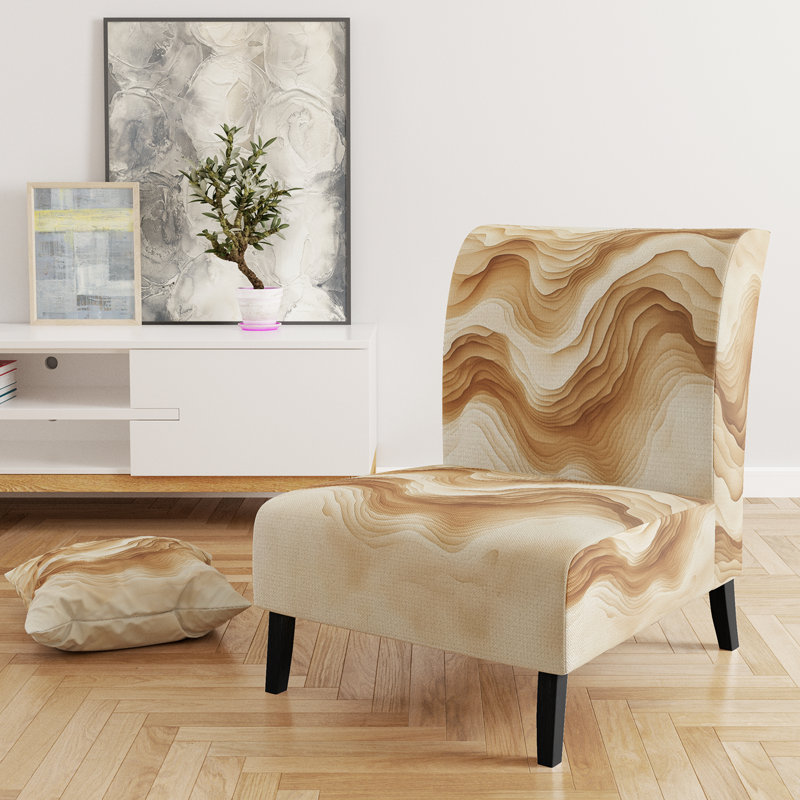 Fauteuil de chambre Abstract Minimalisme, Pantoufle sans accoudoirs