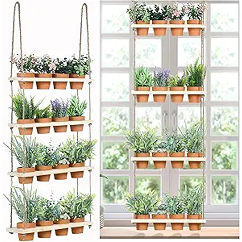 Étagère à fleurs à 4 niveaux