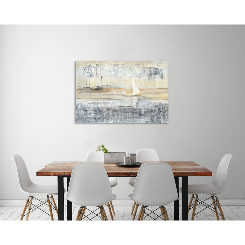 « gold coast », reproduction de peinture à l’acrylique sur toile tendue, H 28 po x l 42 po x P 1,5 po