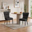 Chaise rembourrée moderne avec structure en métal-456032069