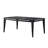 Rectangular Wooden Counter Height Table With Tapered Legs In Black-777616007