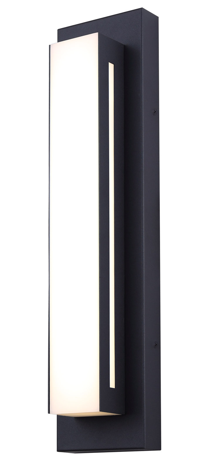 Rylee LED Integrated Outdoor Lantern Light, Black Finish