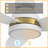 Smart Flush Mount Ceiling Fan with Light, Remote Control, DC Motor-70836688-93934863