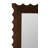 Burt Scalloped Wood Wall Mirror