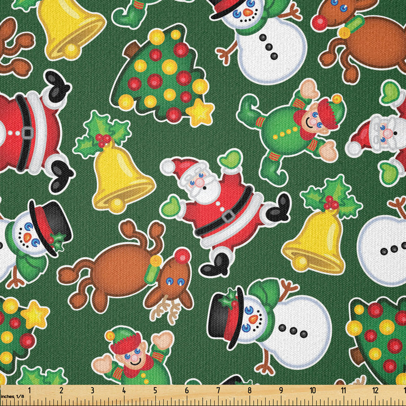 Fabric by the meter, Vivid Joyous, multi -colored, 1 meter