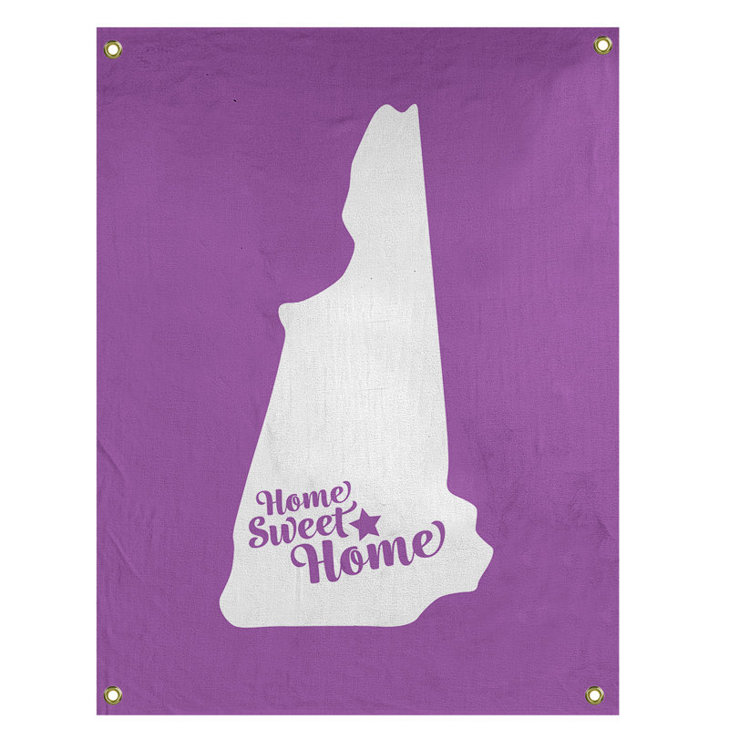 Tapisserie murale concord doux pour la maison, H 36 po x l 26 po, Violet