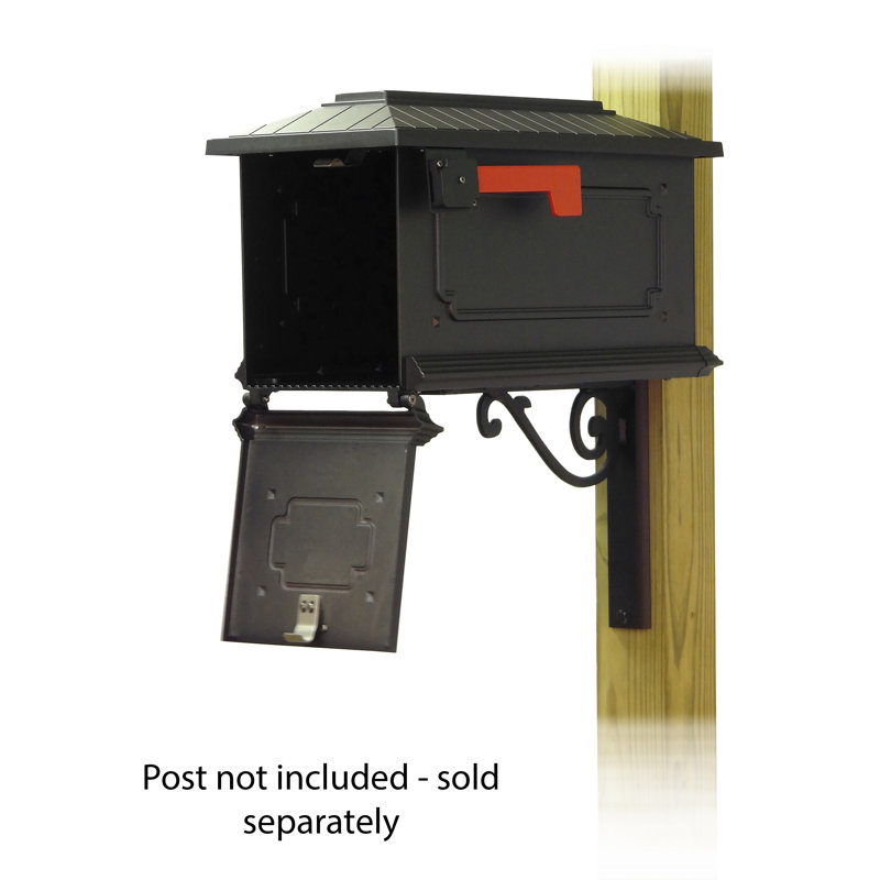 Kingston Aluminum Post Mounted Mailbox