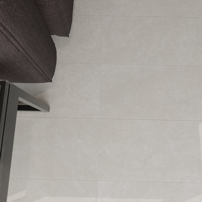 Nextar 12" x 24" Limestone Look Matte Porcelain Tile