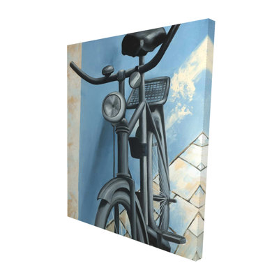 Abandonné à bicyclette - Toile illustrative de bureau | Décoration intérieure