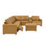 Canapé modulaire inclinable en cuir 132 po Hudson-575954758
